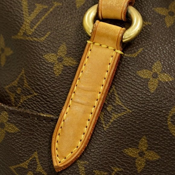 Totally MM Monogram Canvas Shoulder Tote Bag Brown - Picture 5 of 10